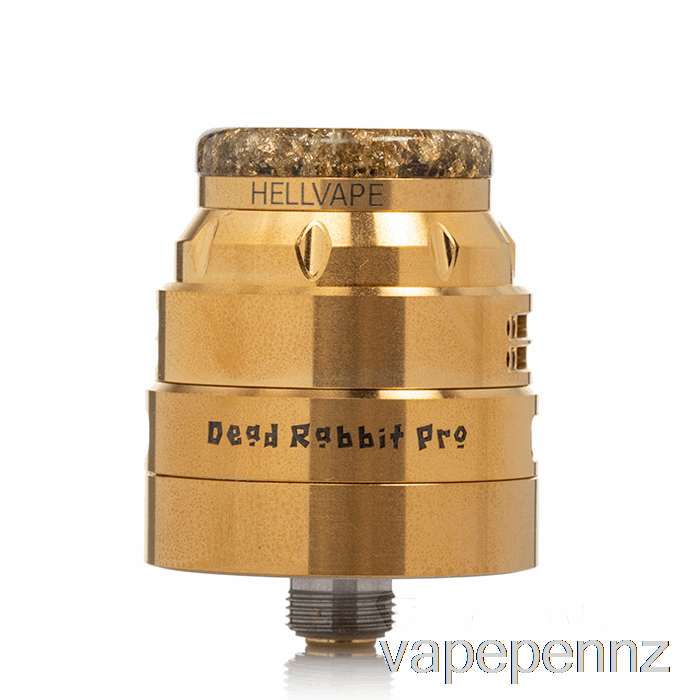 Hellvape Dead Rabbit Pro 24mm RDA Gold VAPE NZ